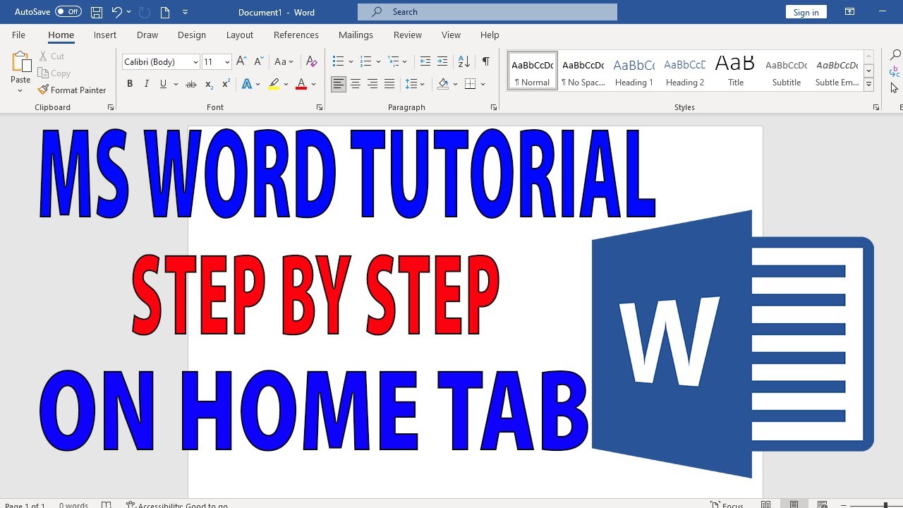 MICROSOFT WORD TUTORIAL STEP BY STEP ON TAGALOG - YouTube