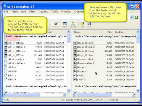Compare folder hierarchies