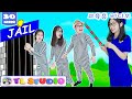 오, 경찰 샘이 부모님을 붙잡다-직업을 가진 아이들 Collection of Kids playing professions kids story | TL Studio