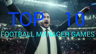 TOP 10 Free Football Manager Games For Android 2019 screenshot 3