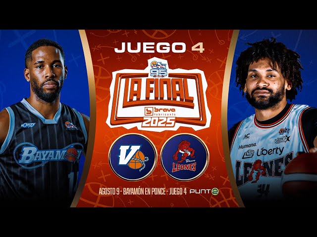 Vaqueros de Bayamón vs. Leones de Ponce - Juego #4 - La Final Brava 2025 - 8/09/25