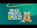 Biblical principles for wealthy living  financial wisdom sermon by bishop gideon titiofei