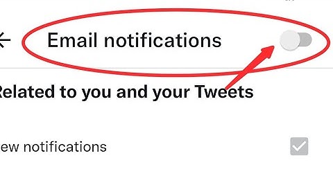 Twitter me email notification kaise on kare, how to on email notification in Twitter