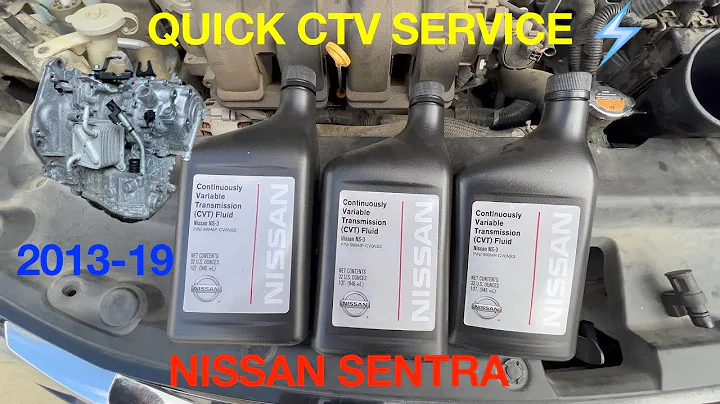 Save Your Sentra - Quick CVT Service Tutorial