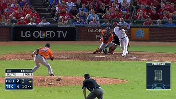 HOU@TEX: Beltre doubles in Choo to extend the lead