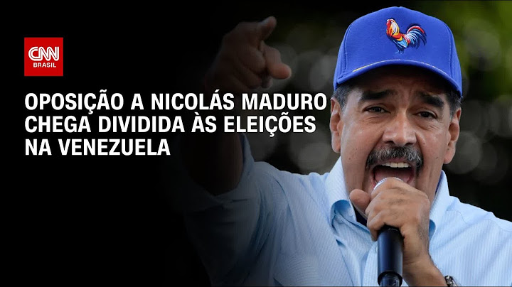 Oposição a Nicolás Maduro chega dividida às eleições na Venezuela | AGORA CNN
