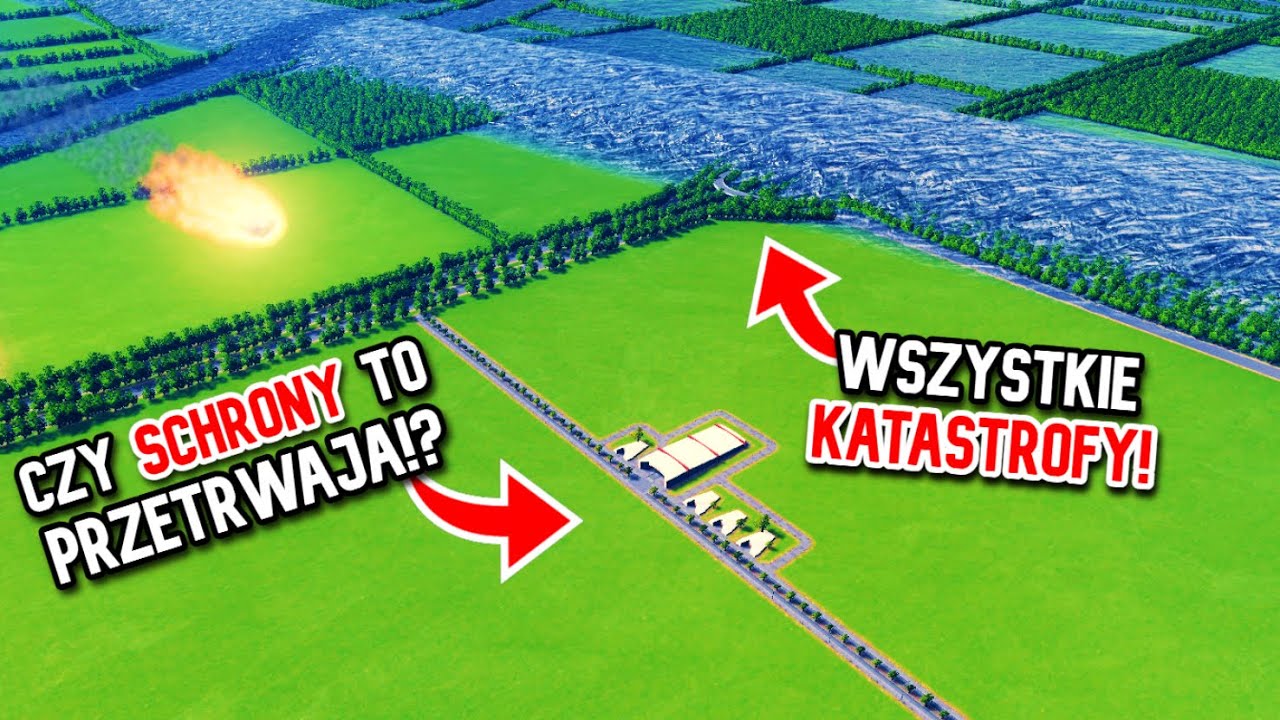 Czy schrony przetrwają wszystkie katastrofy w Cities: Skylines!? *eksperyment*