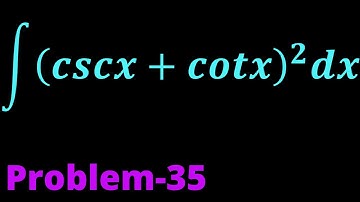 How to integrate Trigonometric Integrals Problem 35 |Trigonometric functions |Integral Calculus.