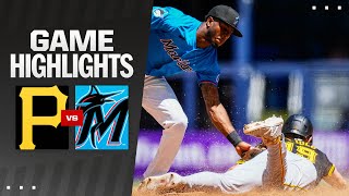 Pirates vs. Marlins Game Highlights (3/31/24) | MLB Highlights