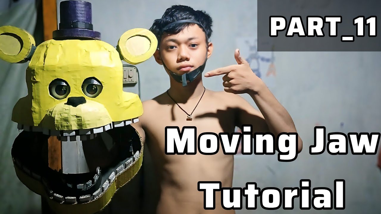 How To Make Fredbear Moving Jaw With Tube Rubber FNAF COSPLAY PART how-to-make-fredbear-moving-jaw-with-tube-rubber-fnaf-cosplay-part