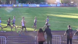 1500m H - MALRIQ Quentin 3'46''26 (RP) - Meeting de Montbéliard 2018