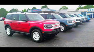 Looking at the New Ford Bronco Sports in Paris Tennessee 🚙
