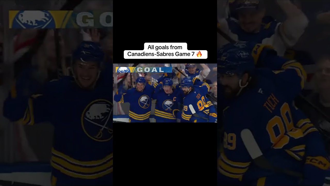 Every goal from Canadiens-Sabres Game 7 š
