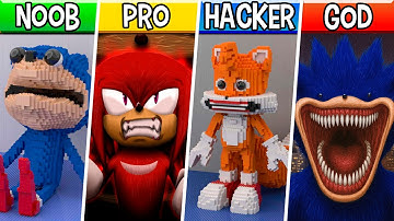 LEGO ALL Characters in Shin Sonic Tapes Season 2 : Noob, Pro, HACKER! / (PAST II - The Sonic Tapes)