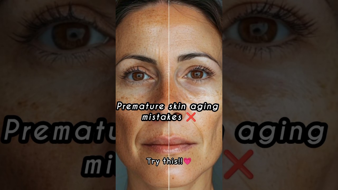 premature skin aging mistake ✨