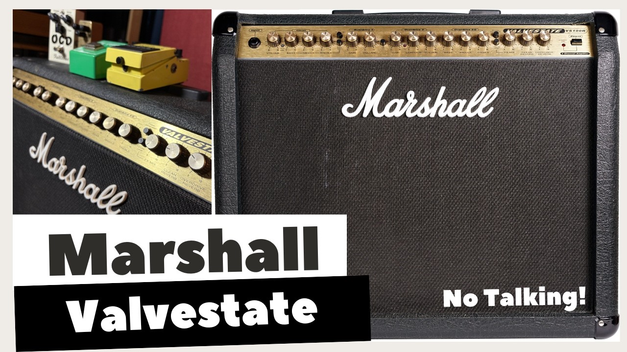 名機　Marshall Valvestate VS100 Marshall Valvestate VS100 Review – No Talking | Cleans, Crunch