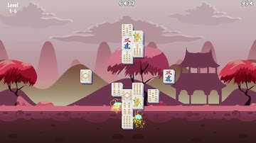 Mahjong Deluxe 3 Gameplay, Three Gold Stars, Levels 1-1 to 1-6 - PC (Steam)