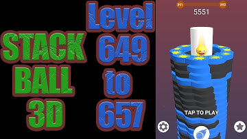 I Played Stack Ball From Level 649 To 657