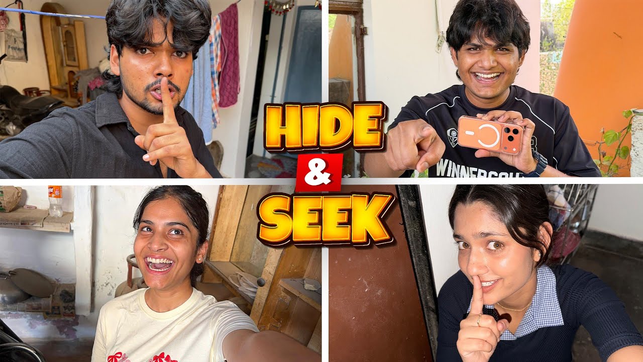 Ghar Mein Hide And Seek Challenge 😱