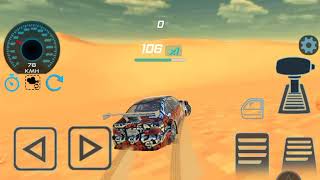 BMW drift in desert