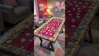 Satisfying LED Epoxy Resin Table Build 🤯