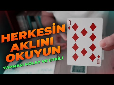 534 SANİYEDE AKIL OKUMA NUMARASI VE SIRRI-Kart Sihirbazlık Numaraları Nasıl Yapılır?-Kart Numaraları