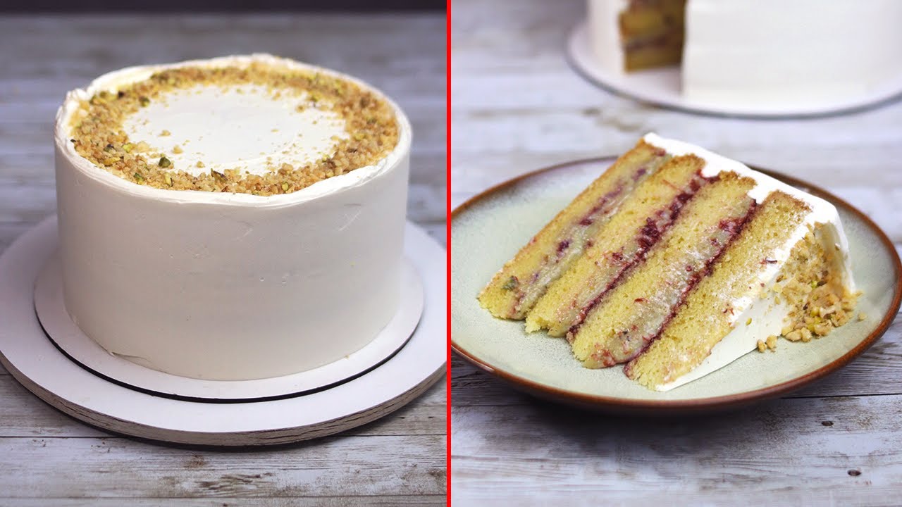 BOLO COMPLETO (buttercream, massa e recheio de pistache) | ANDRI OLEKSZECHEN