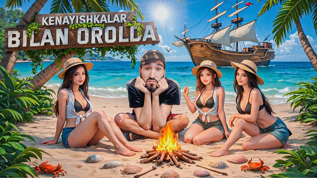 QIZLAR BILAN TASHLANDIQ OROLDA YOLG'IZ QOLIB KETTIM