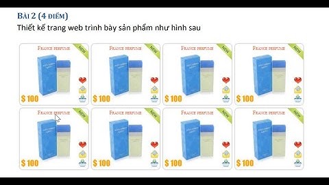 Web1013 Lab07 Bai2 Hướng dẫn tạo trang sản phẩm trong website