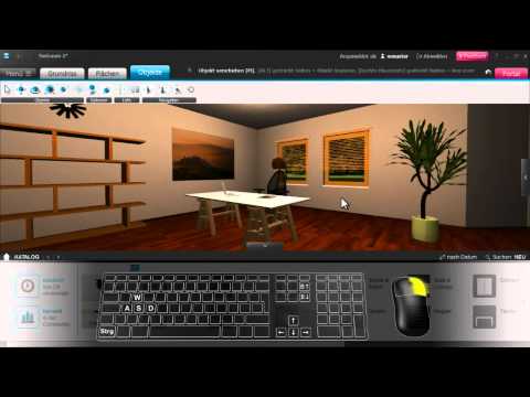 Roomeon 3D-Planer - Tutorial 4 - Navigation im Raum