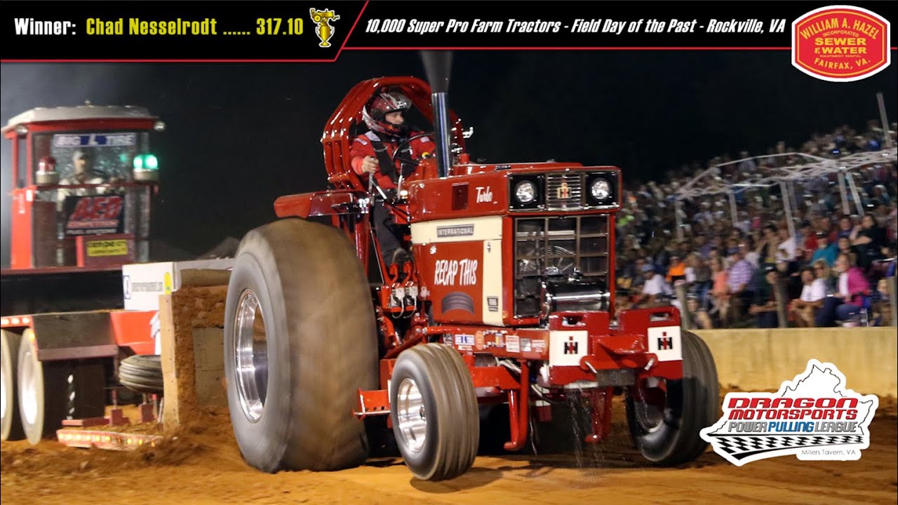 10,000 Super Pro Farm Tractors Pulling at Rockville September 19 2015