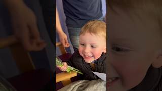 Big brother has beautiful reaction to meeting newborn sibling for the first time 🥹❤️