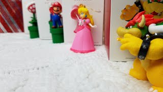 All 4 Super Mario Ornaments from Hallmark