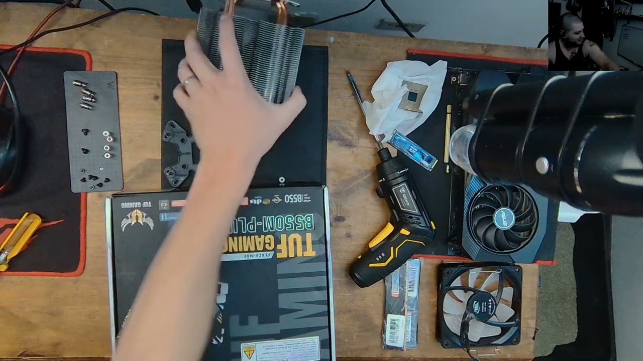 Troca Placa Mãe - ASUS TUF GAMING B550-PLUS  - dicas de montagem