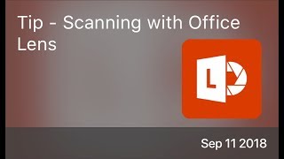 SCOM0768 - Tip - Scanning with Office Lens screenshot 5