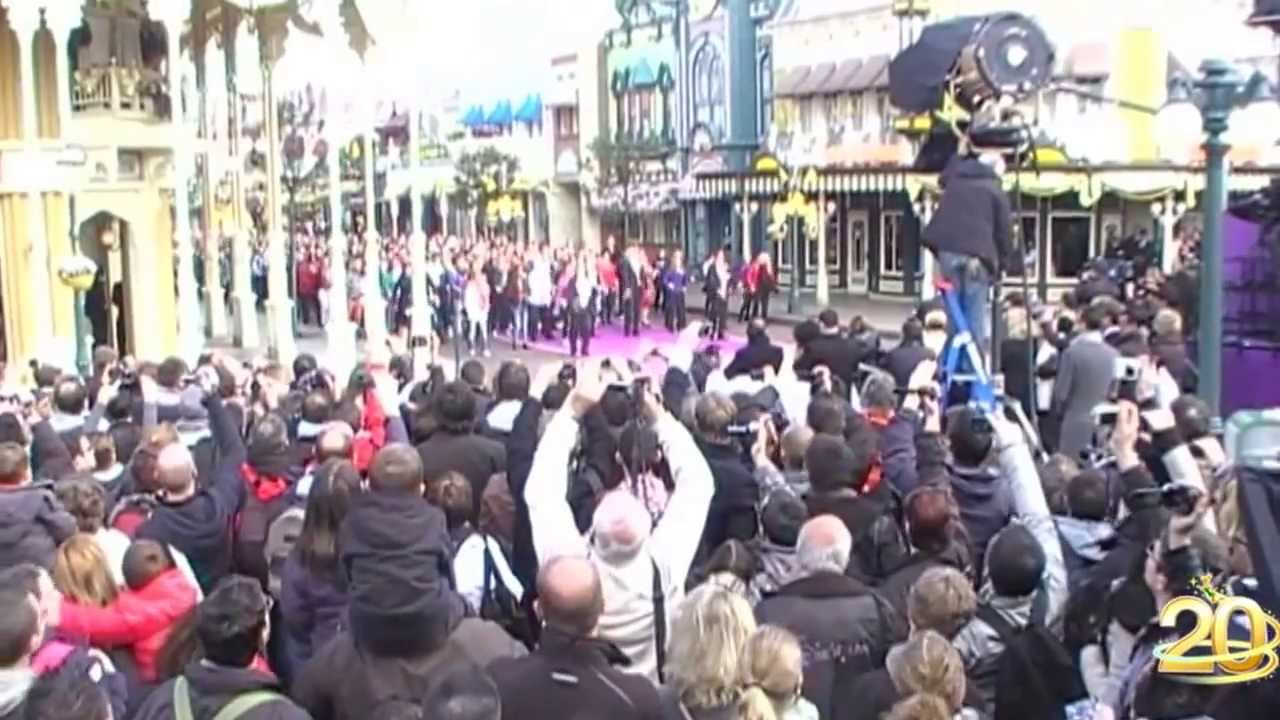 Cérémonie des 20 ans de Disneyland Paris le 12 avril 2012