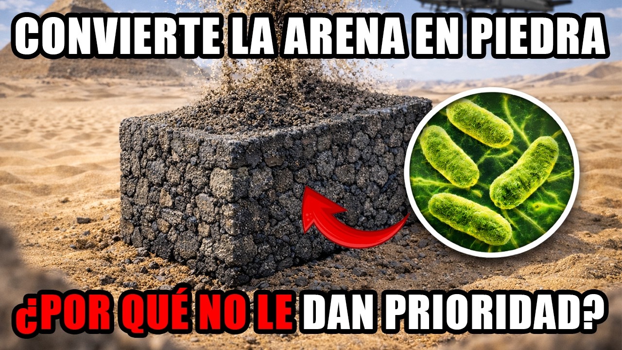 Esta Bacteria Convierte La Arena En Piedra: No Se Requiere Maquinaria, ¿Por Qué La Rechazan?