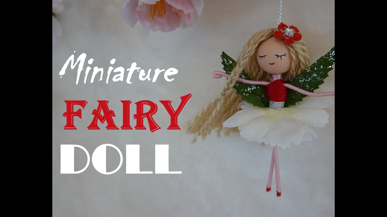 DIY How to Make a Miniature Flower Fairy Doll | Búp Bê Mini | Huong Harmon