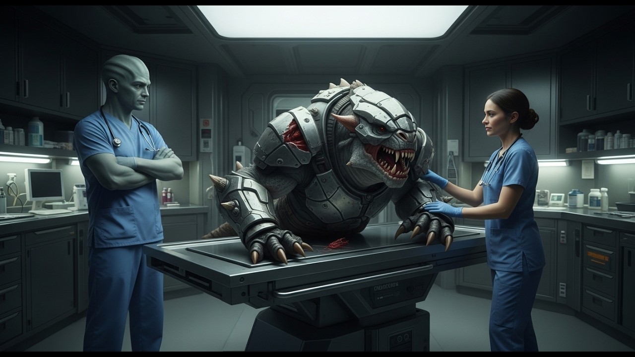 Alien Vet Refused Treatment — The Human Vet Just Whispered, “Easy Buddy” | Blood & Throne
