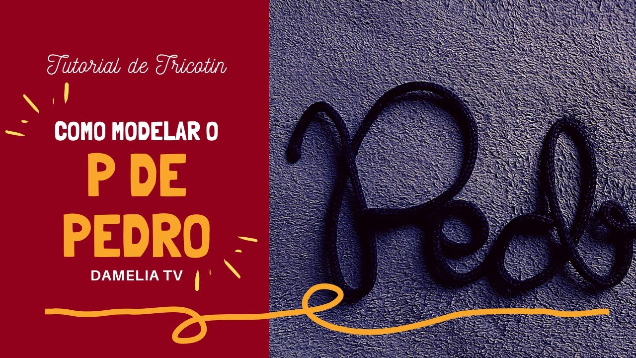 Como modelar o P, de Pedro, em Tricotin | Tutorial passo a passo