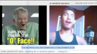 Sexy girls make the O Face on ShufflePeople - Chatroulette type chat