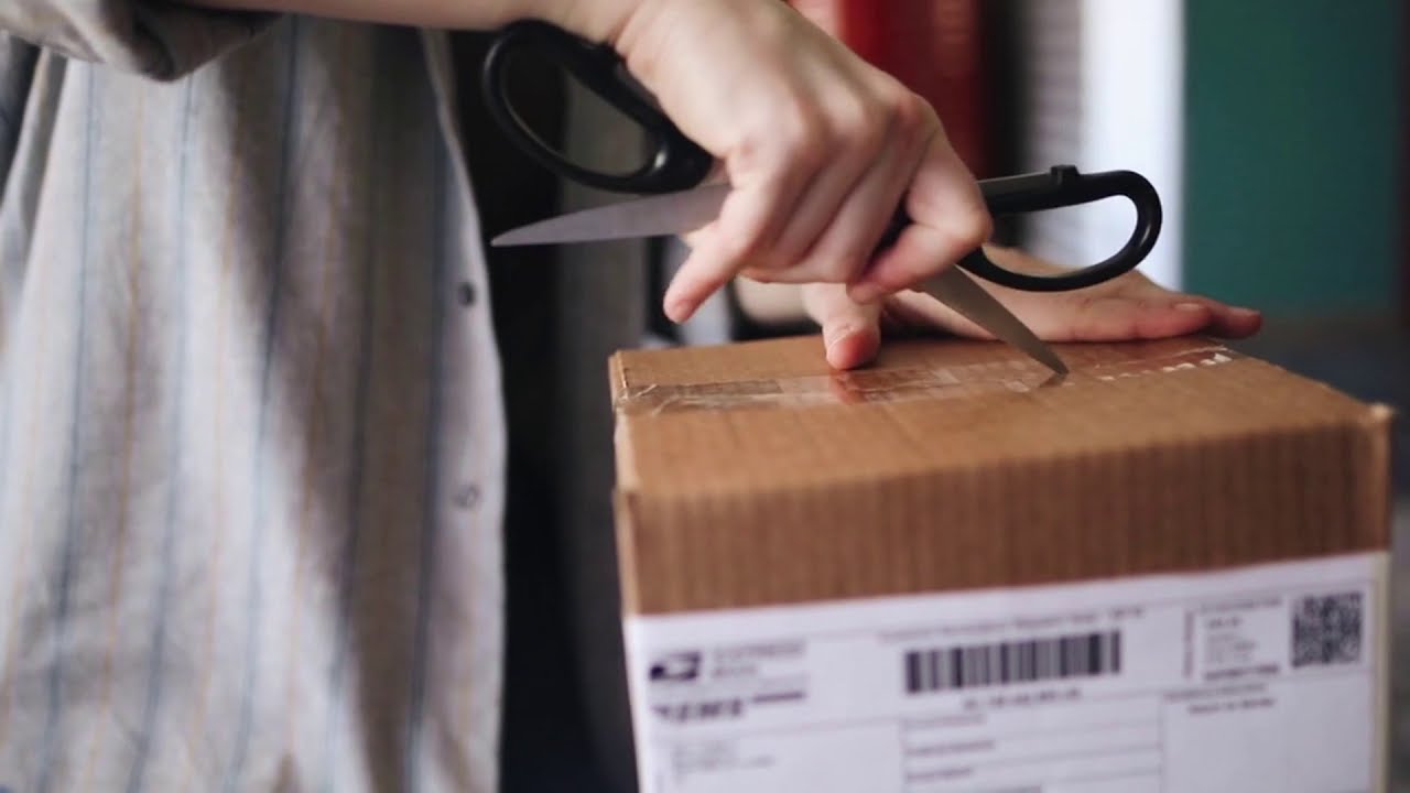 Opening a Package Copyright Free Video Footage YouTube