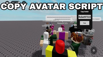 Roblox Copy Avatar Script | Pastebin 100%
