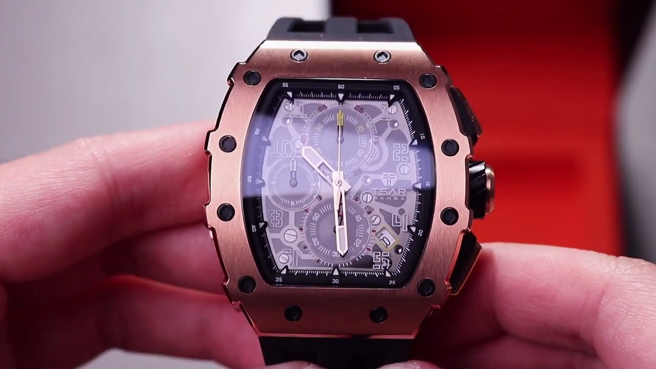 TSAR BOMBA Quartz TB8204Q Watch