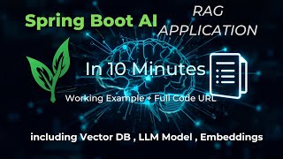 SpringBoot AI RAG Application ( LLM + Vector DB + Embeddings ) - No voice over
