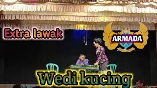Download Lagu Ludruk ARMADA, Xtra lawak bersama: cak Benu, cak Wandi, Ning Elok, judul WEDI KUCING... MP3