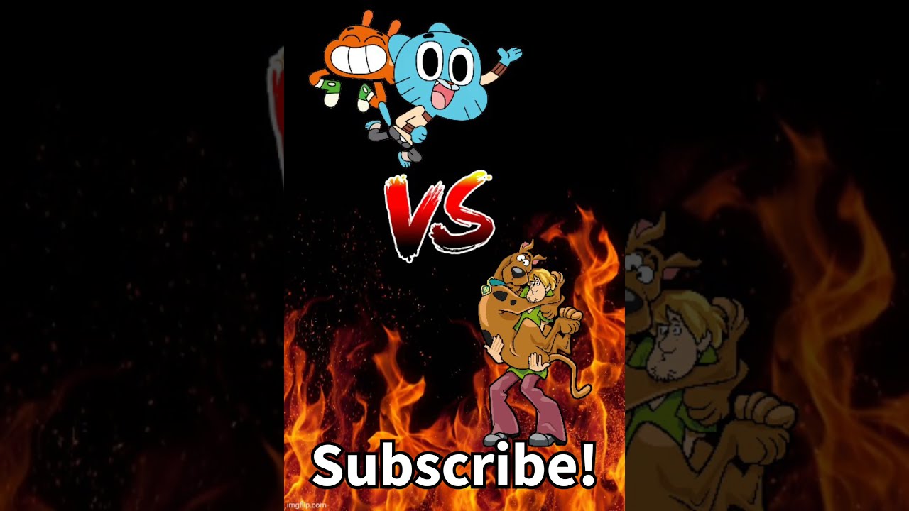 Gumball Darwin VS Shaggy Scooby Doo 