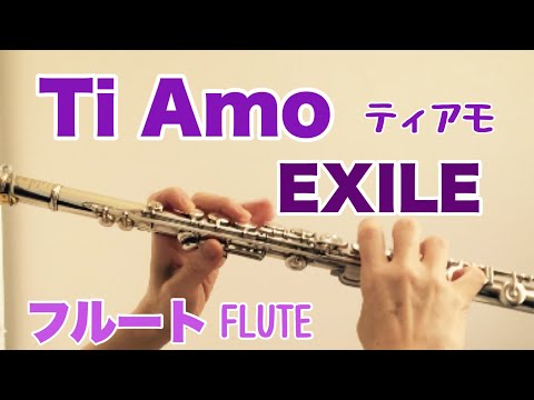 Ti Amo/EXILE【フルートで演奏してみた】ティアモ/エグザイル《明治製菓メルティーキッスTVCMソング》