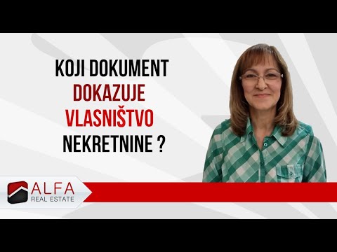 Video: Koji Dokument Potvrđuje Vlasništvo