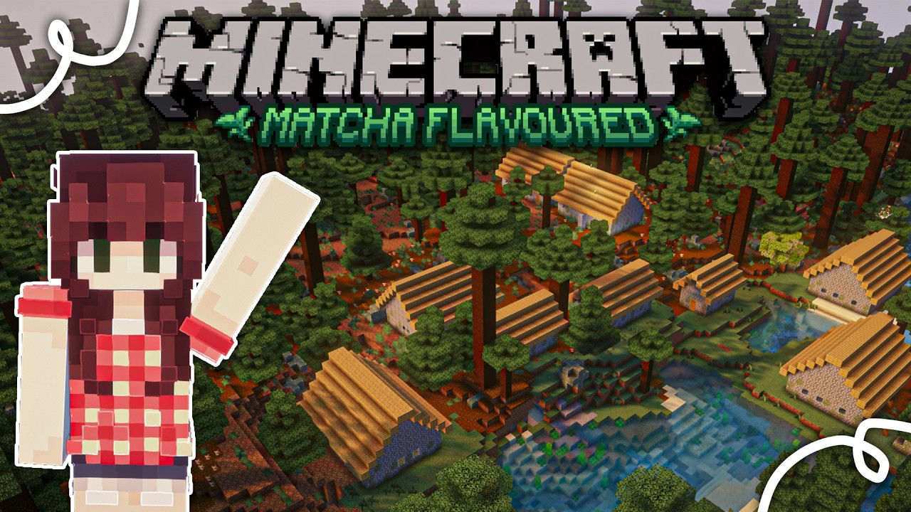 Uma nova forma de jogar MINECRAFT - Minecraft Matcha Flavoured